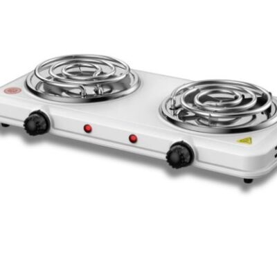 Electric Tabletop Two Burners Spiral Coil Hot Plate Cooker