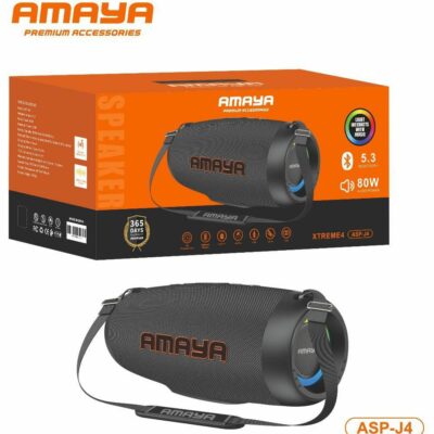 Amaya Xtreme4 ASP-J4 80W, 8000mAh 8hrs Playtime Wireless Bluetooth Speaker